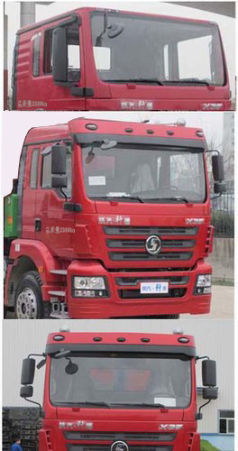 陜汽德龍平板隨車吊_10噸陜汽后雙橋隨車吊_CLW5250JSQS5型隨車起重運輸車