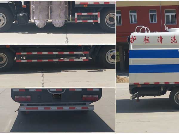 東風小型護欄清洗車_城市隔離欄清洗車_CLW5070GQXE5型護欄清洗車